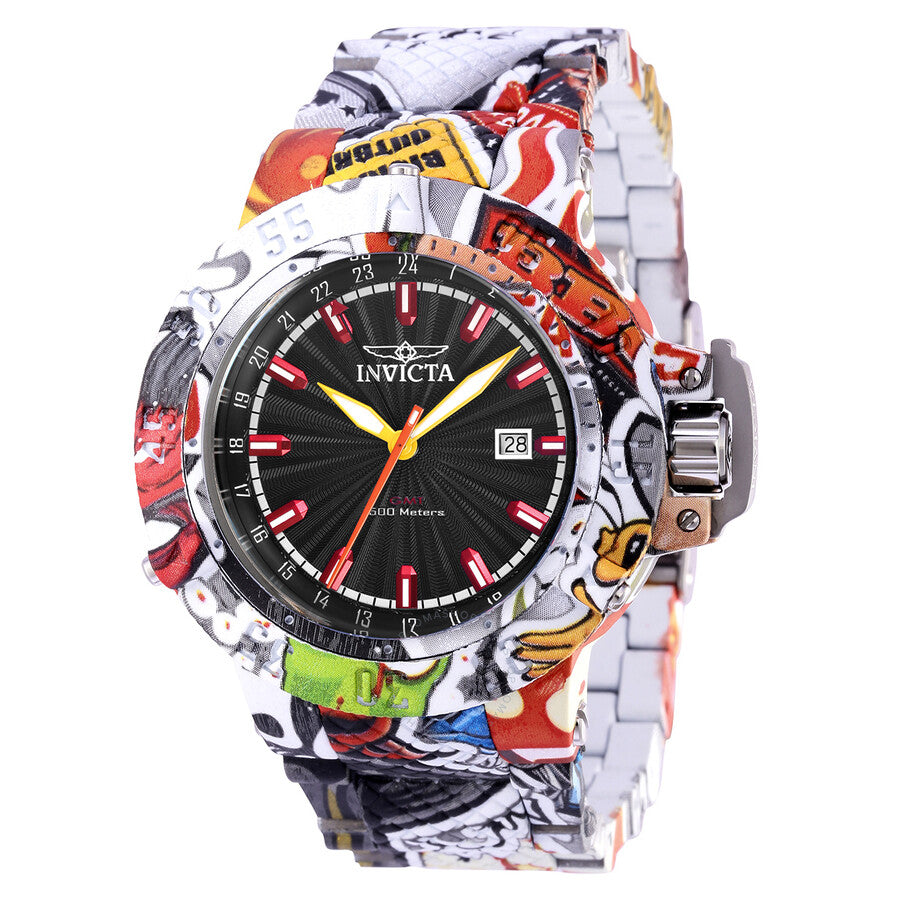 Invicta Subaqua Zager Exclusive Quartz Black Dial Men's Watch 36745 - Dawson Watches