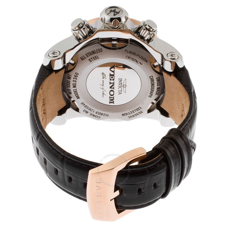 Invicta Venom Black Dial Chronograph Men's Watch 0360 - Dawson Watches #3