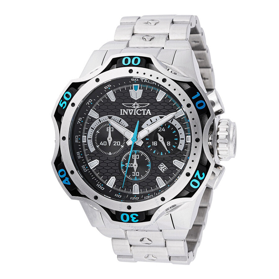 Invicta Venom Date Chronograph GMT Quartz Black Dial Men's Watch 47758 - Dawson Watches #4
