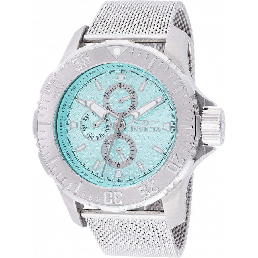 Invicta Vintage Quartz Turquoise Dial Men's Watch 48012 - Dawson Watches