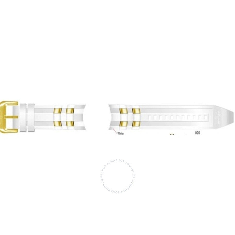 Invicta Watch 26mm White Polyurethane Strap (for Pro Diver 20288) C00190PUWHTGT - The Watches Men & Co