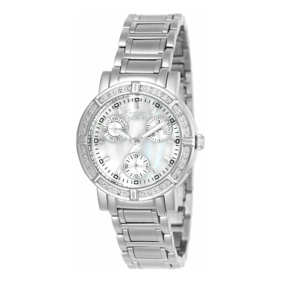 Invicta Wildflower Chronograph Limited Edition Diamond Mother of Pearl Dial Ladies Watch 4718 - Dawson Watches