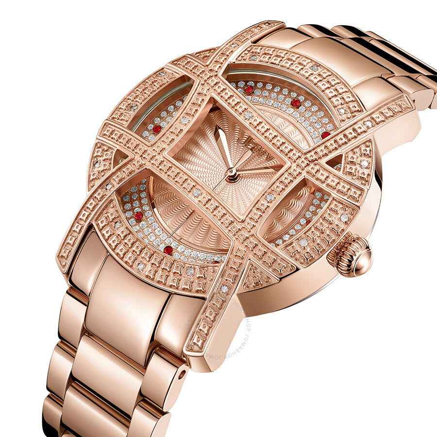 JBW 10 YR Anniversary Women's Olympia 0.20 ctw Diamond 18K Rose Gold-plated Watch JB-6214-10A - The Watches Men & Co #2