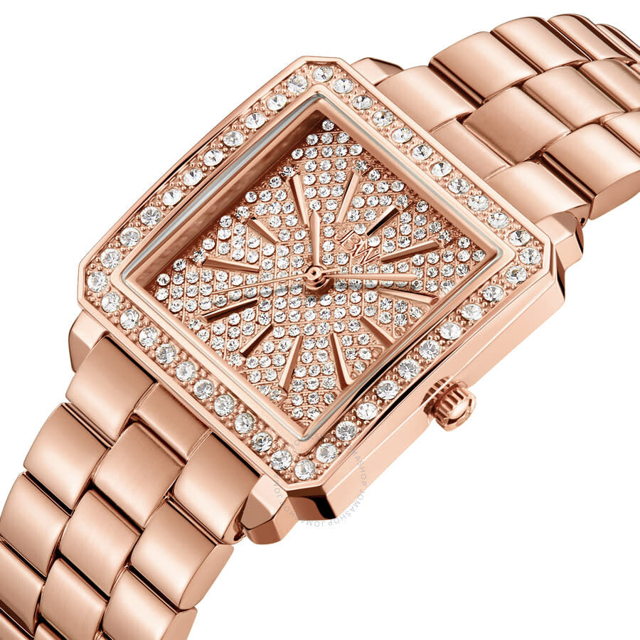 JBW Cristal 28 Jewelry Set Rose Gold-tone Dial Ladies Watch J6387-SetB - Dawson Watches #3