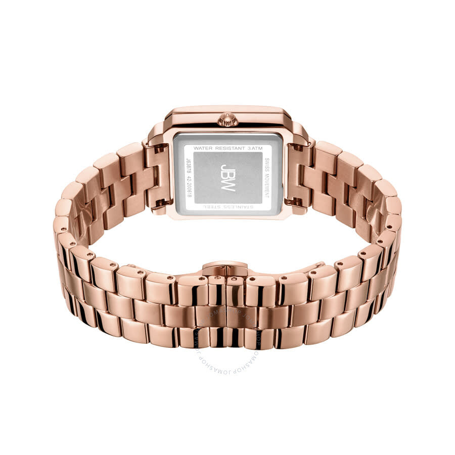 JBW Cristal 28 Jewelry Set Rose Gold-tone Dial Ladies Watch J6387-SetB - Dawson Watches #4