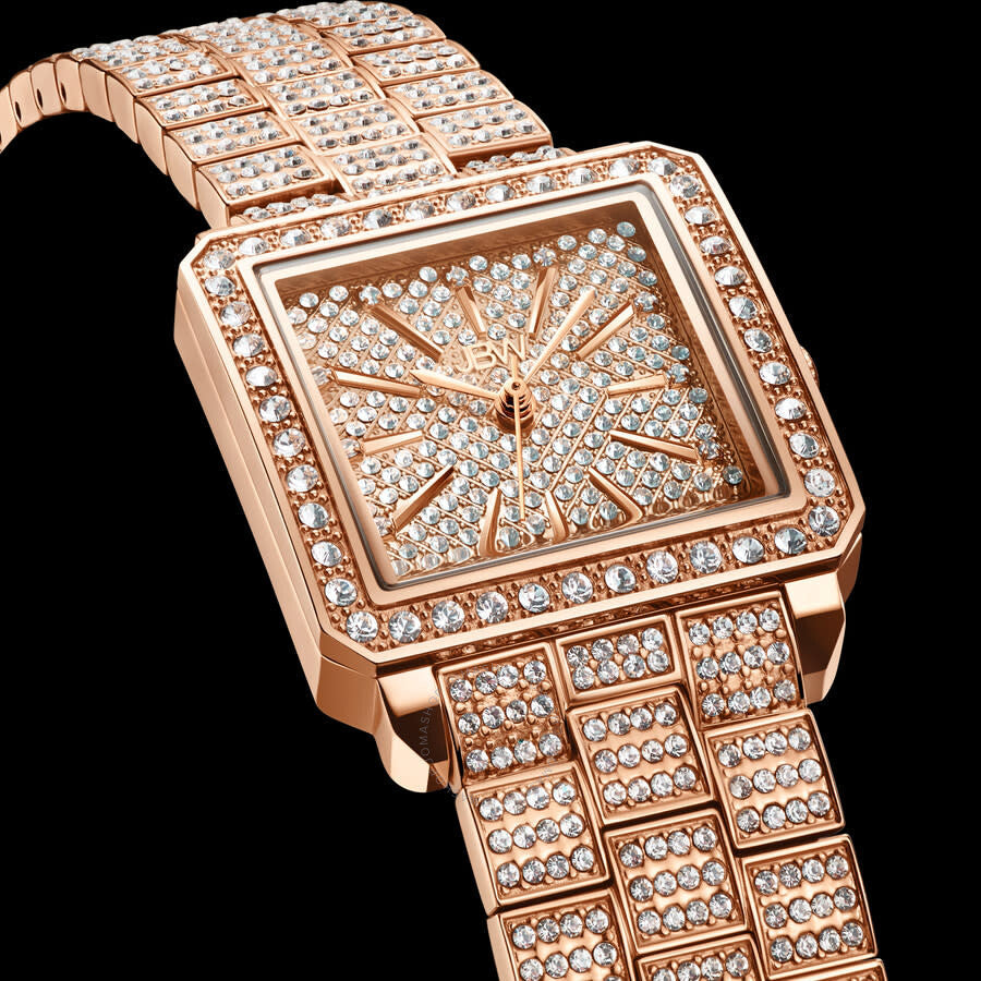 JBW Cristal Quartz Diamond Crystal Rose Dial Ladies Watch J6386B - Dawson Watches #5