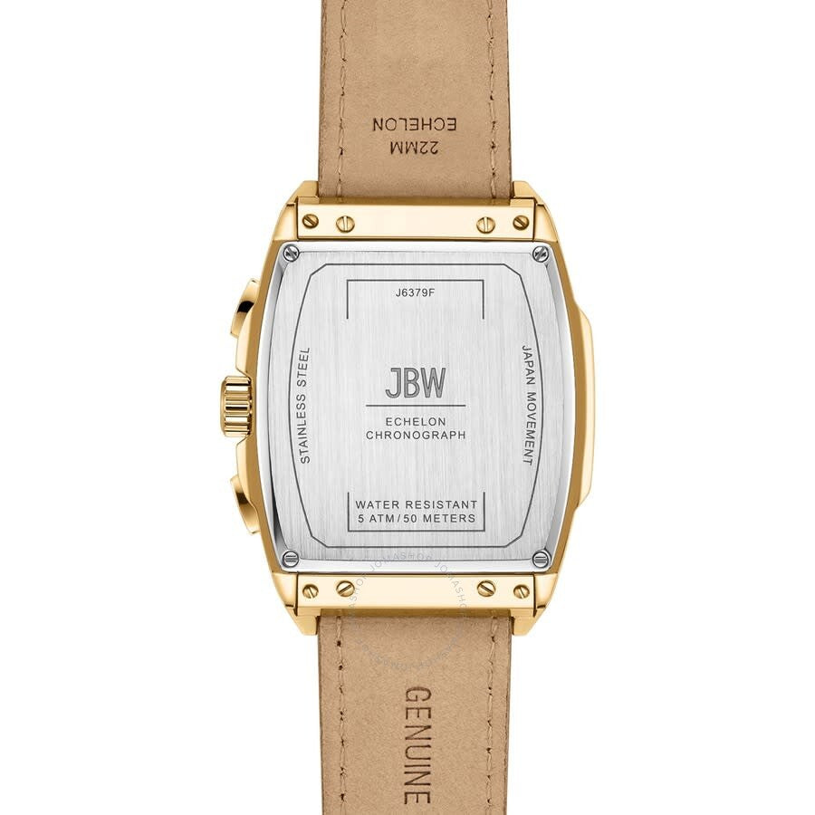 JBW Echelon Chronograph Quartz Gold Dial Men's Watch J6379F - Dawson Watches #2