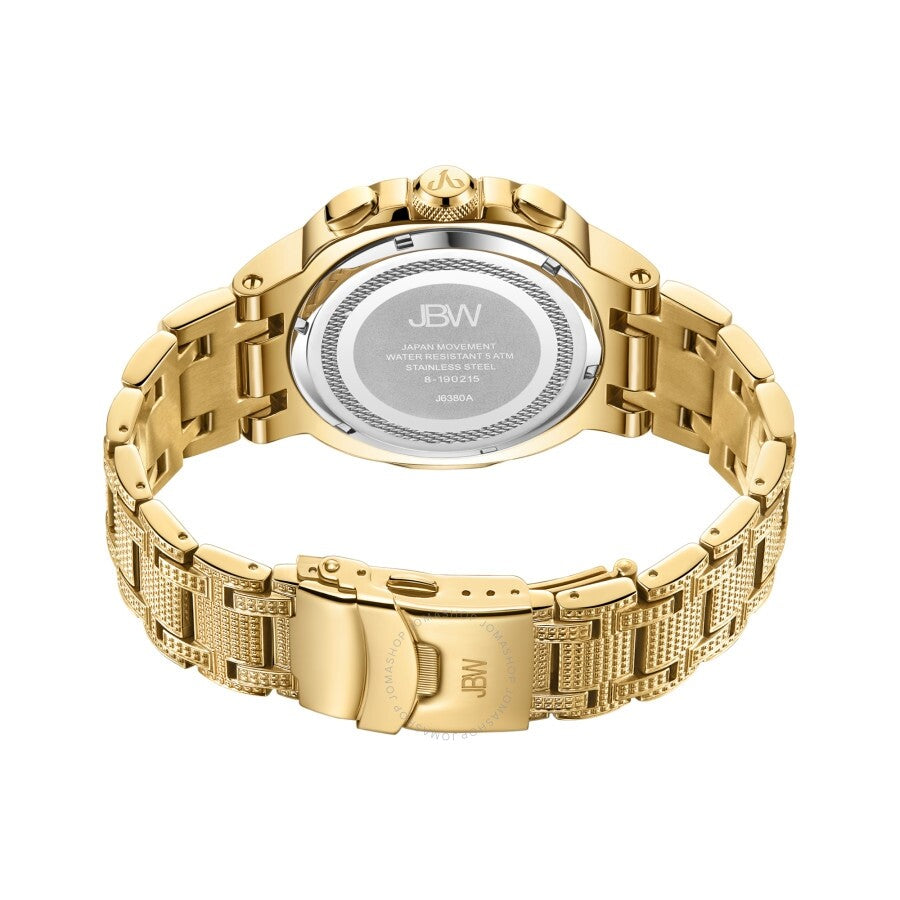 JBW Heist Quartz Diamond Gold Dial Men's Watch J6380A - Dawson Watches #3