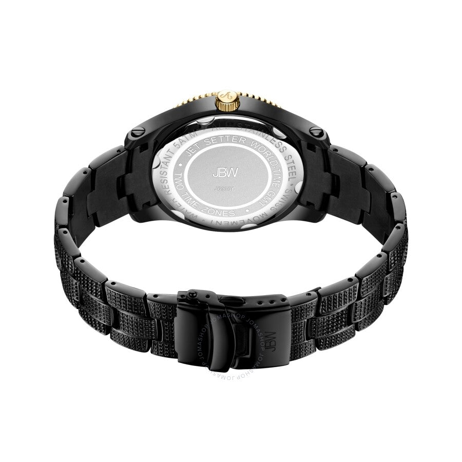 JBW Jet Setter GMT Quartz Black Dial Men's Watch J6370C - Dawson Watches #3