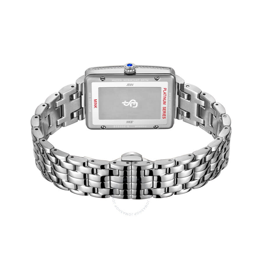 JBW Platinum Series Diamond Silver-tone Dial Ladies Watch PS505B - Dawson Watches #4