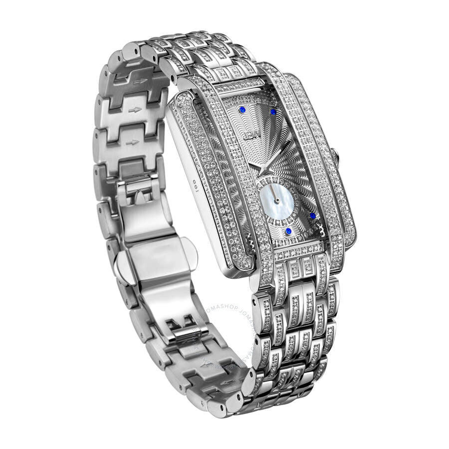 JBW Platinum Series Diamond Silver-tone Dial Ladies Watch PS505B - Dawson Watches #5
