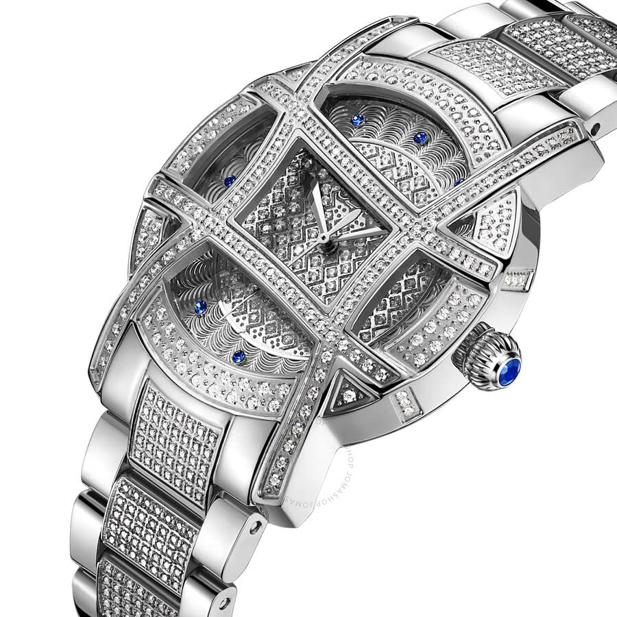 JBW Platinum Series Diamond Silver-tone Dial Ladies Watch PS510B - Dawson Watches #2