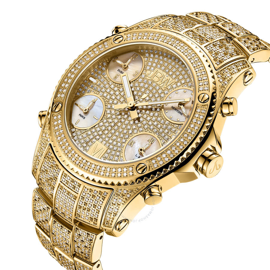 JBW Platinum Series Gold-tone Dial Men's Watch PS550A - Dawson Watches #2