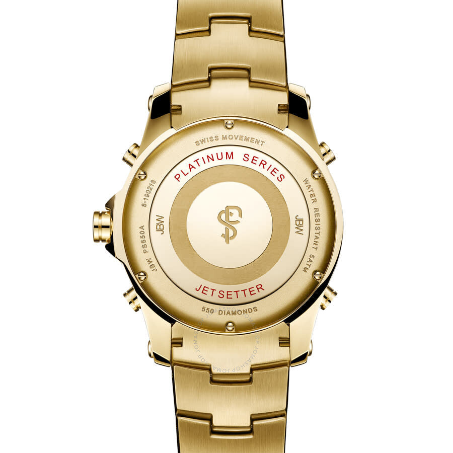 JBW Platinum Series Gold-tone Dial Men's Watch PS550A - Dawson Watches #3