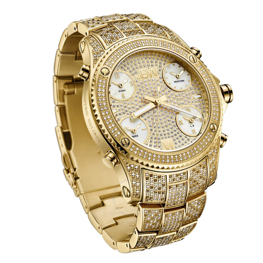 JBW Platinum Series Gold-tone Dial Men's Watch PS550A - Dawson Watches #4
