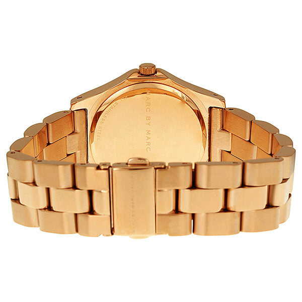 Marc by Marc Jacobs Blade Rose Dial Rose Gold Ion-plated Ladies Watch #MBM3127 - The Watches Men & CO #3