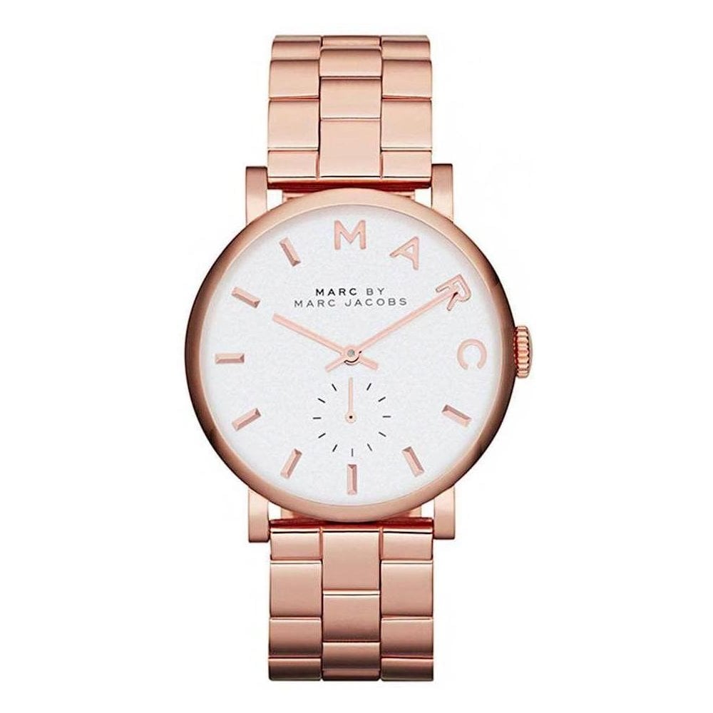 Marc By Marc Jacobs MBM3244 silver dial rose gold-tone ladies watch