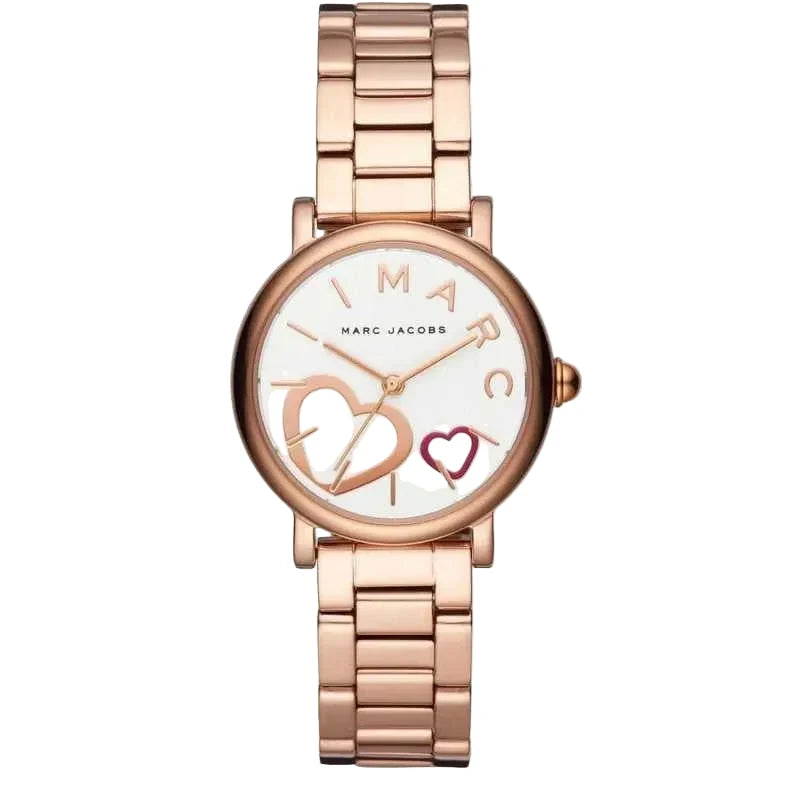Marc Jacobs Classic White Dial Rose Gold Women's Watch - MJ3592