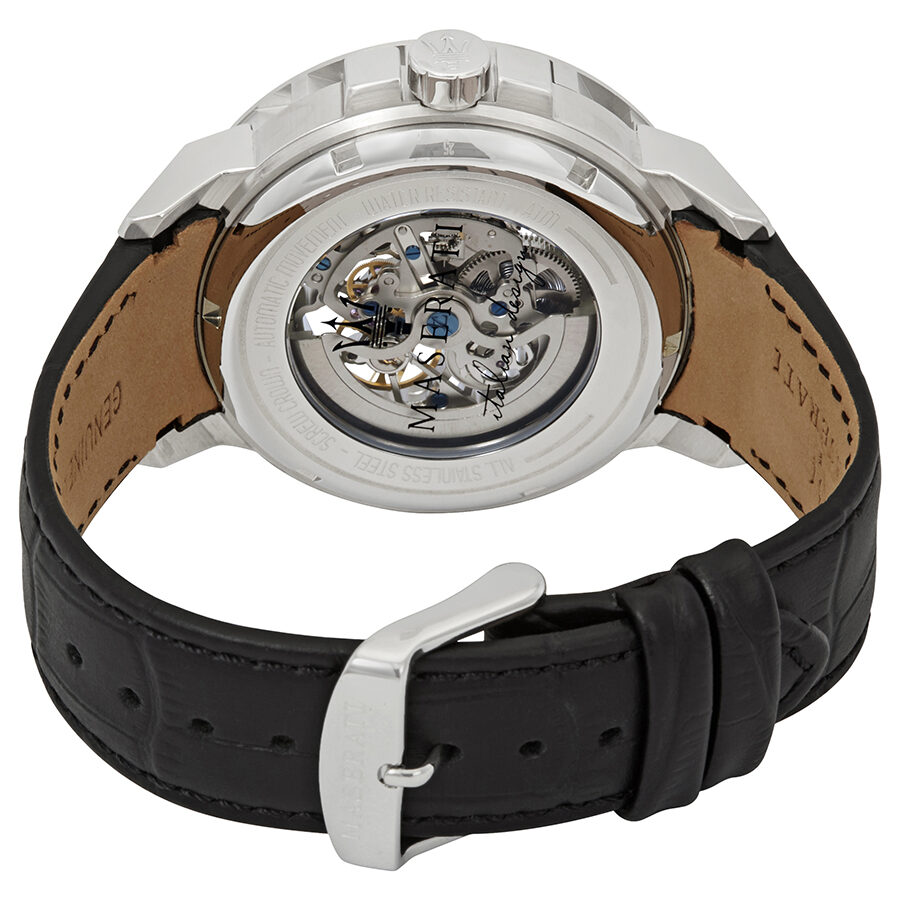 Maserati Ingegno Automatic Skeleton Dial Men's Watch R8821119002 - BigDaddy Watches #3