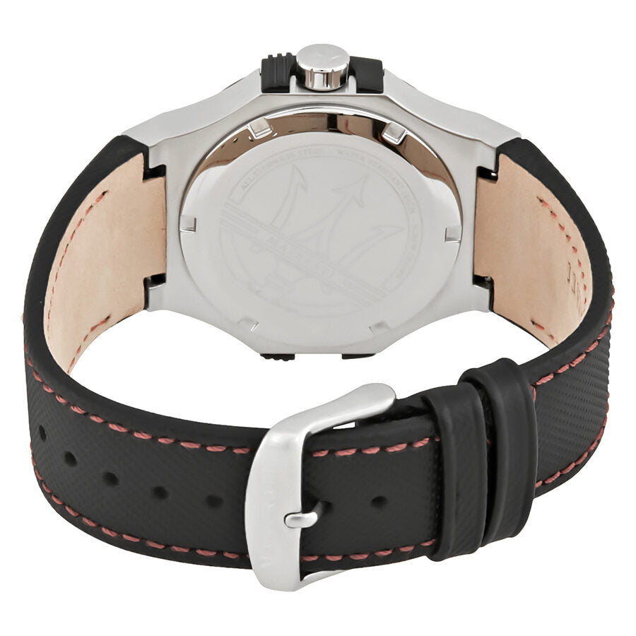 Maserati Potenza Black Dial Black Leather Men's Watch R8851108001 - Dawson Watches #3