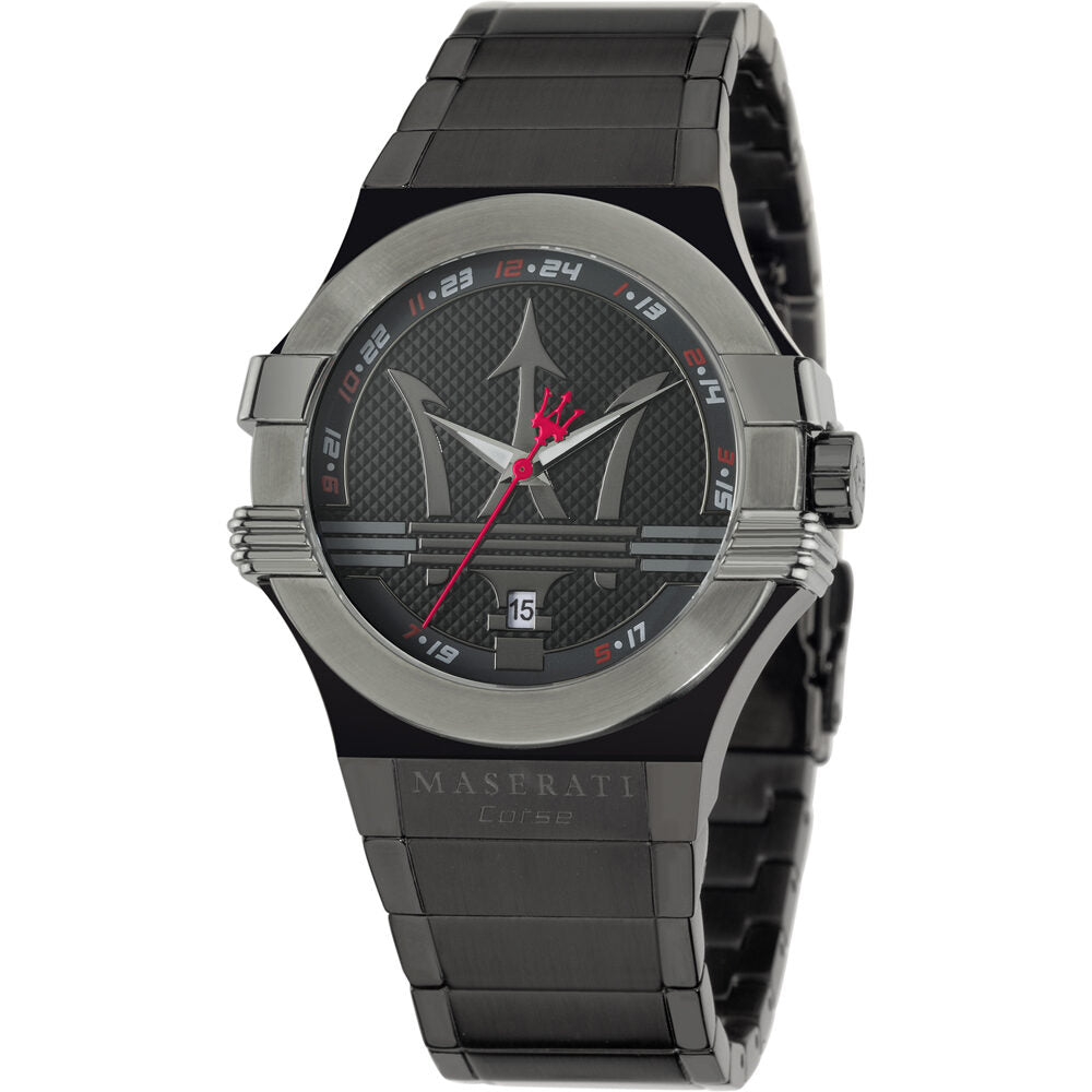 Maserati Potenza Black Dial Men's Watch R8853108003 - The Watches Men & Co