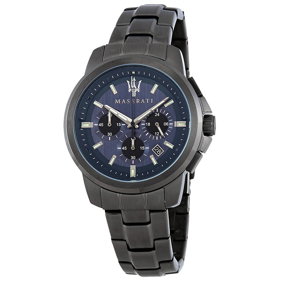 Maserati Successo Chronograph Blue Dial Men's Watch R8873621005 - BigDaddy Watches
