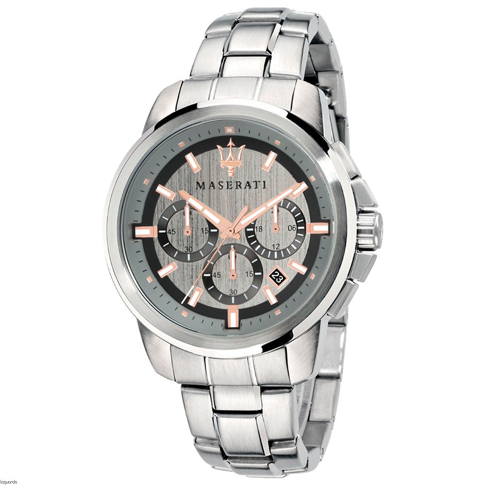Maserati Successo Chronograph Grey Dial Men’s Watch R8873621004 - Watch