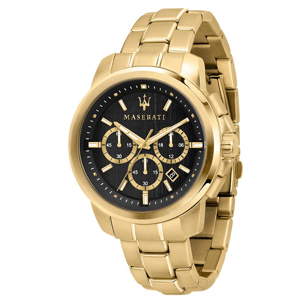 Maserati Successo Chronograph Quartz Black Dial Men’s Watch R8873621013 - Watch