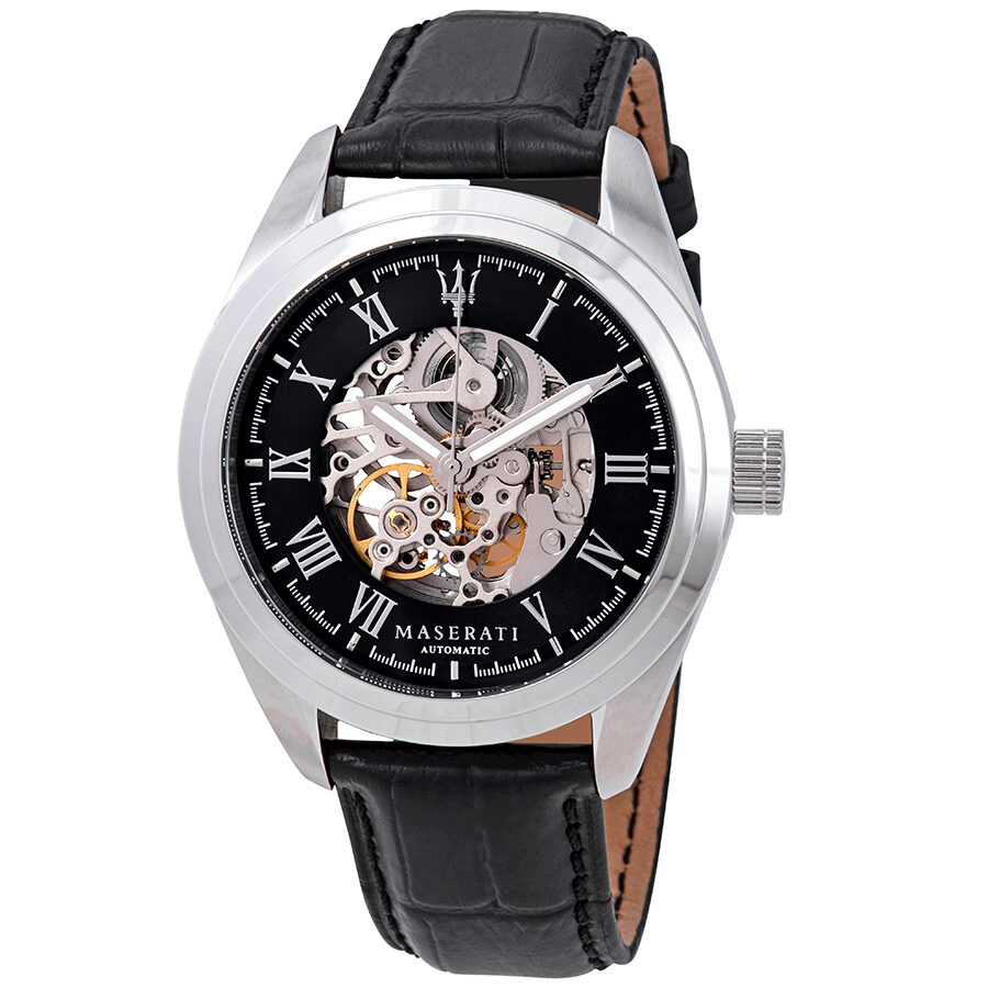 Maserati Traguardo Automatic Black Dial Men's Watch R8871612001 - BigDaddy Watches