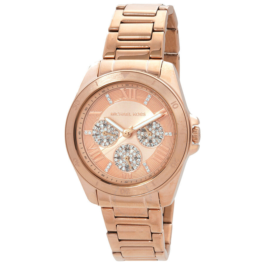 Michael Kors Alek Quartz Rose Gold Dial Ladies Watch MK7264 - Dawson Watches