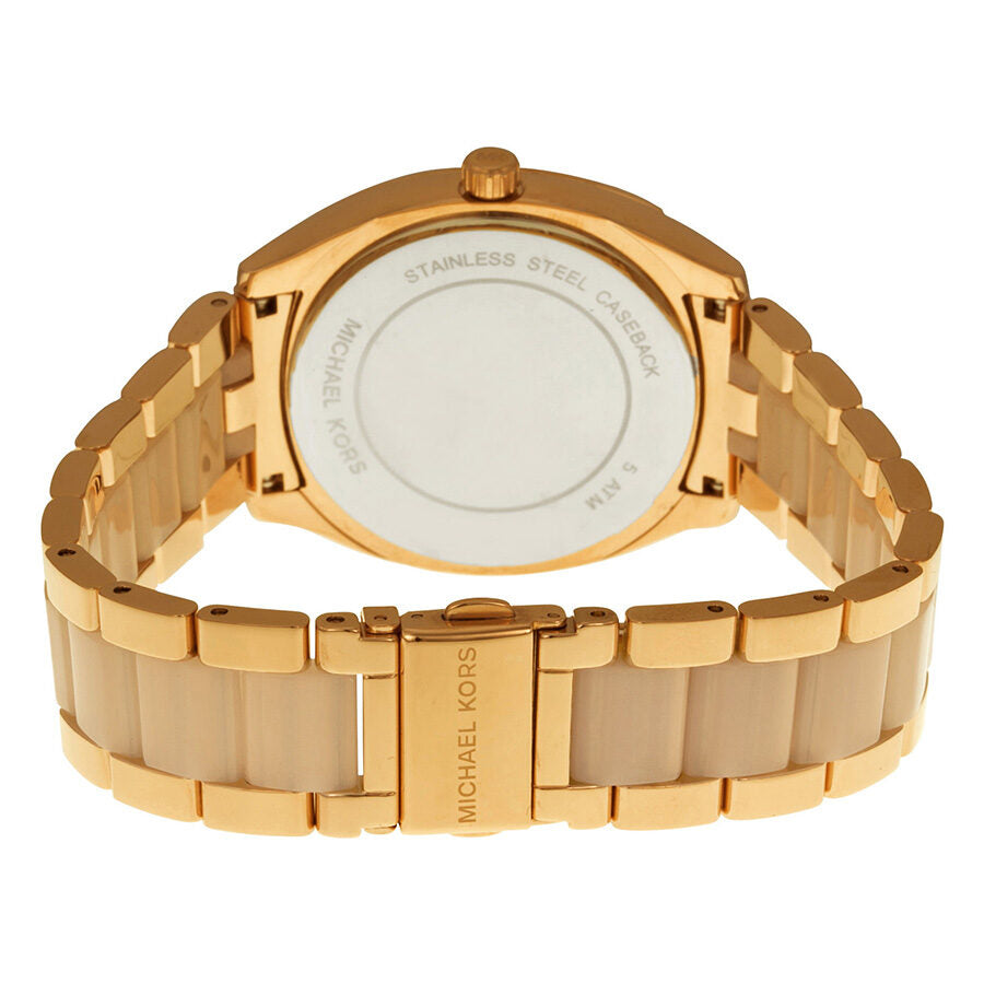 Michael Kors Bryn Rose Gold and Acetate Women's Watch - MK6135