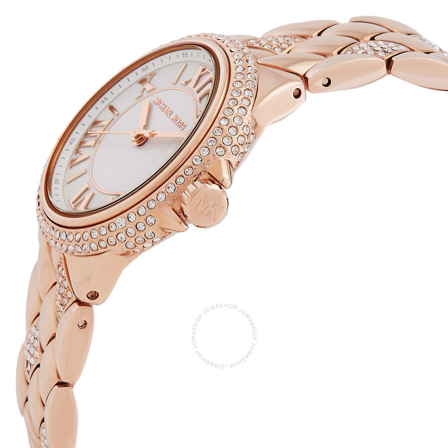 Michael Kors Camille Quartz Crystal White Dial Ladies Watch MK4810 - Dawson Watches #2