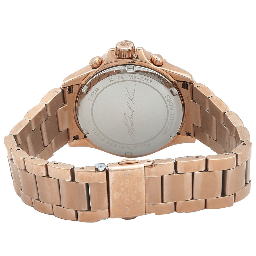 Michael Kors Chronograph Quartz Silver Dial Ladies Watch MK7213 - Dawson Watches #3