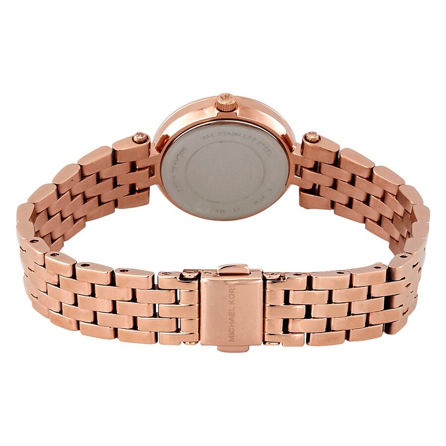Michael Kors Darci White MOP Dial Rose-gold Women's Watch - MK3832