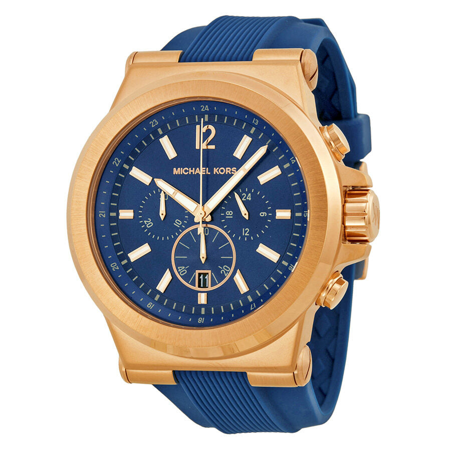 Michael Kors Dylan Chronograph Navy Dial Men's Watch MK8295 - BigDaddy Watches