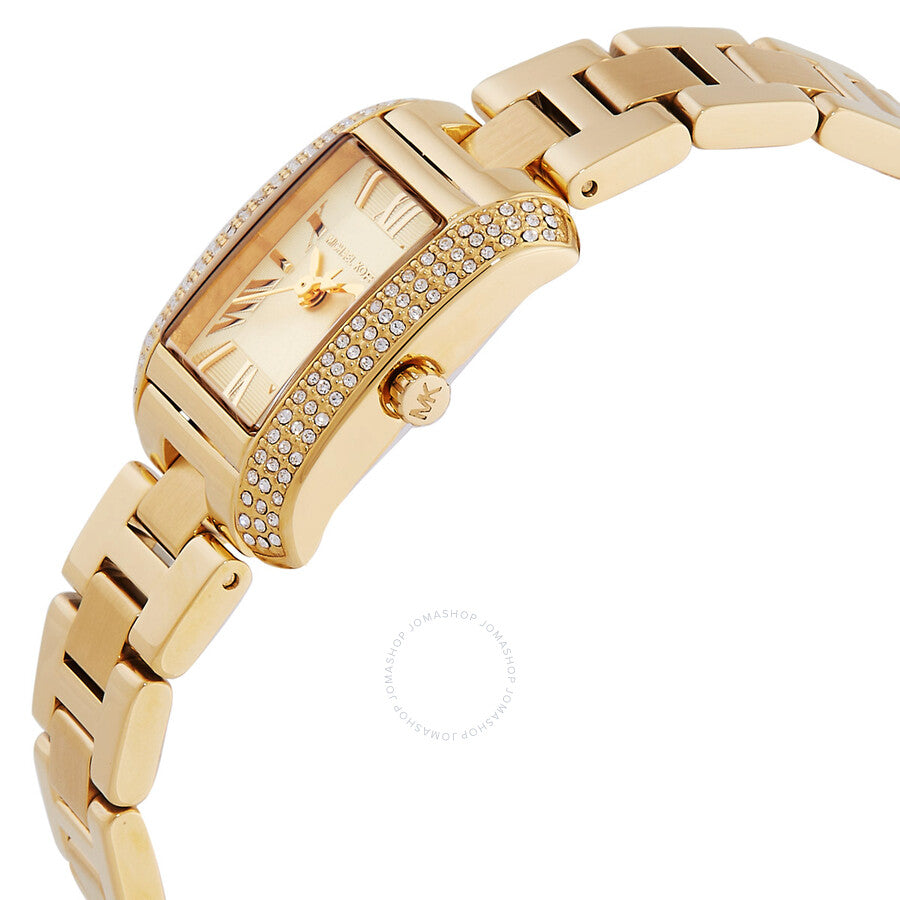 Michael Kors Emery Quartz Gold Dial Ladies Watch and Bracelets Gift Set MK7510SET - Dawson Watches #2
