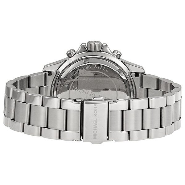 Michael Kors Everest Chronograph Black Dial Silver Women's Watch - MK5753