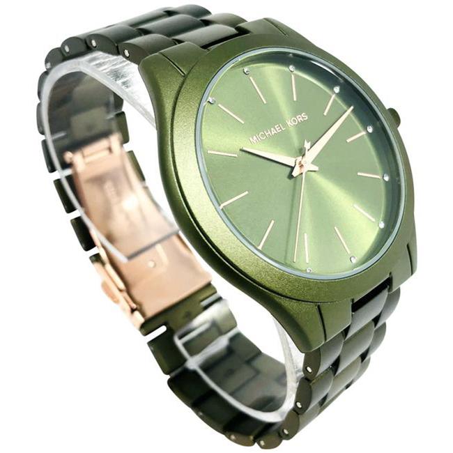 Michael Kors Slim Runway Green Women's Watch MK4526 - Kiwi Watches #2