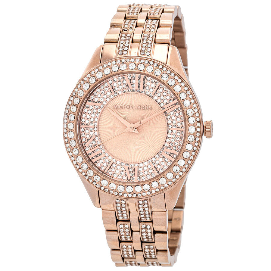 Michael Kors Harlowe Pave Quartz Crystal Ladies Watch MK4710 - Kiwi Watches
