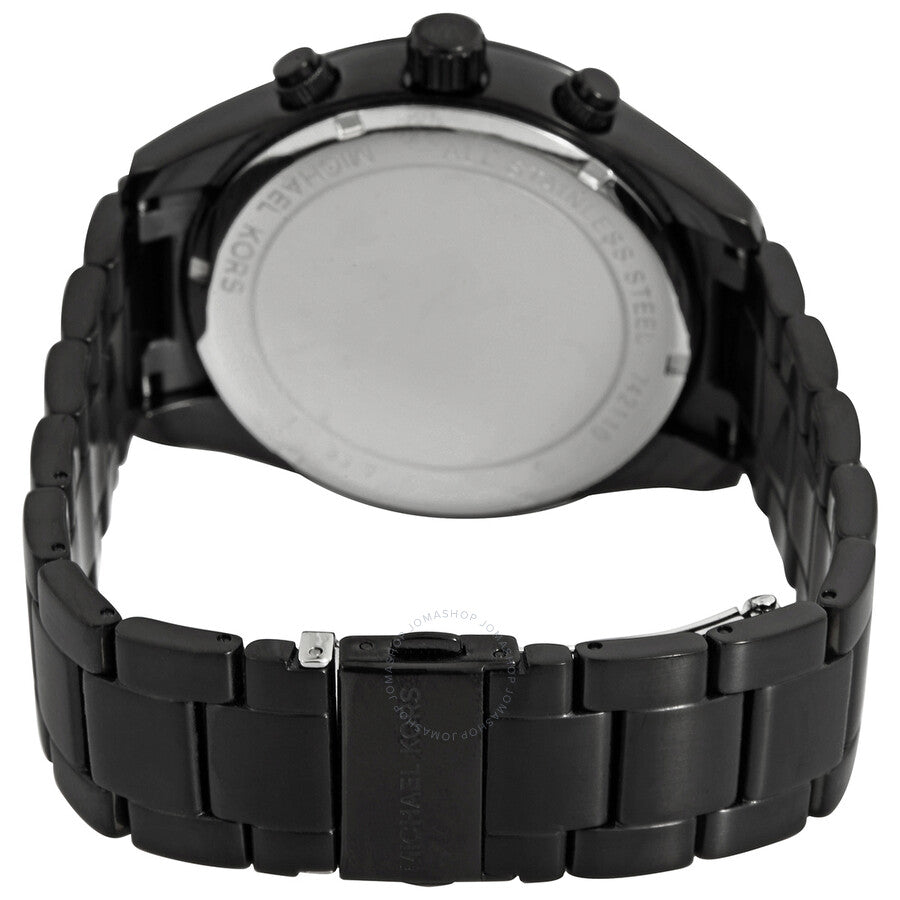 Michael Kors Layton Chronograph Quartz Black Stainless Steel Men's Watch MK8899 - Dawson Watches #3