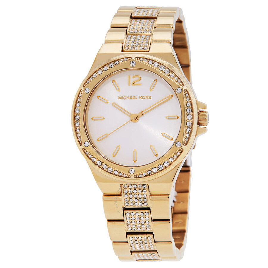 Michael Kors Lennox Quartz Crystal White Dial Ladies Watch MK7361 - Dawson Watches