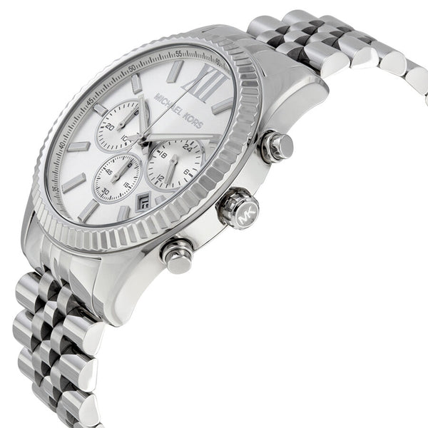 Michael Kors Lexington Chronograph Silver Men's Watch MK8405