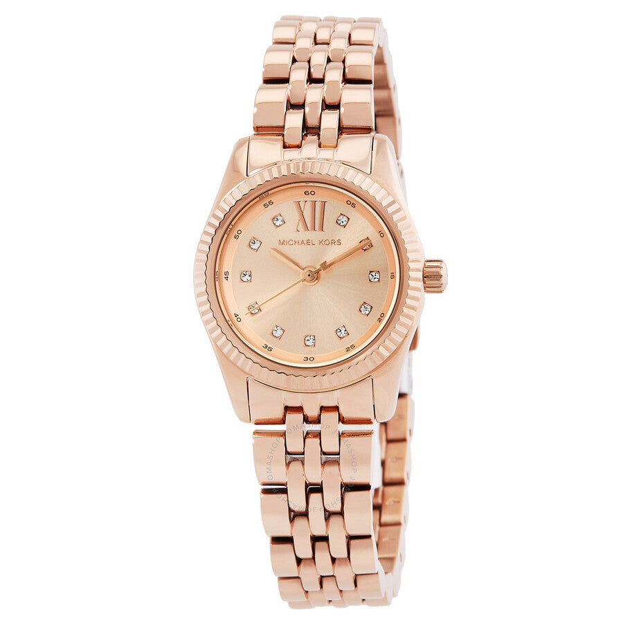 Michael Kors Lexington Quartz Rose Gold Dial Ladies Watch MK4739 - Dawson Watches