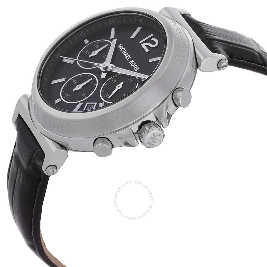 Michael Kors Maren Chronograph Quartz Black Dial Ladies Watch MK7499 - Dawson Watches #2