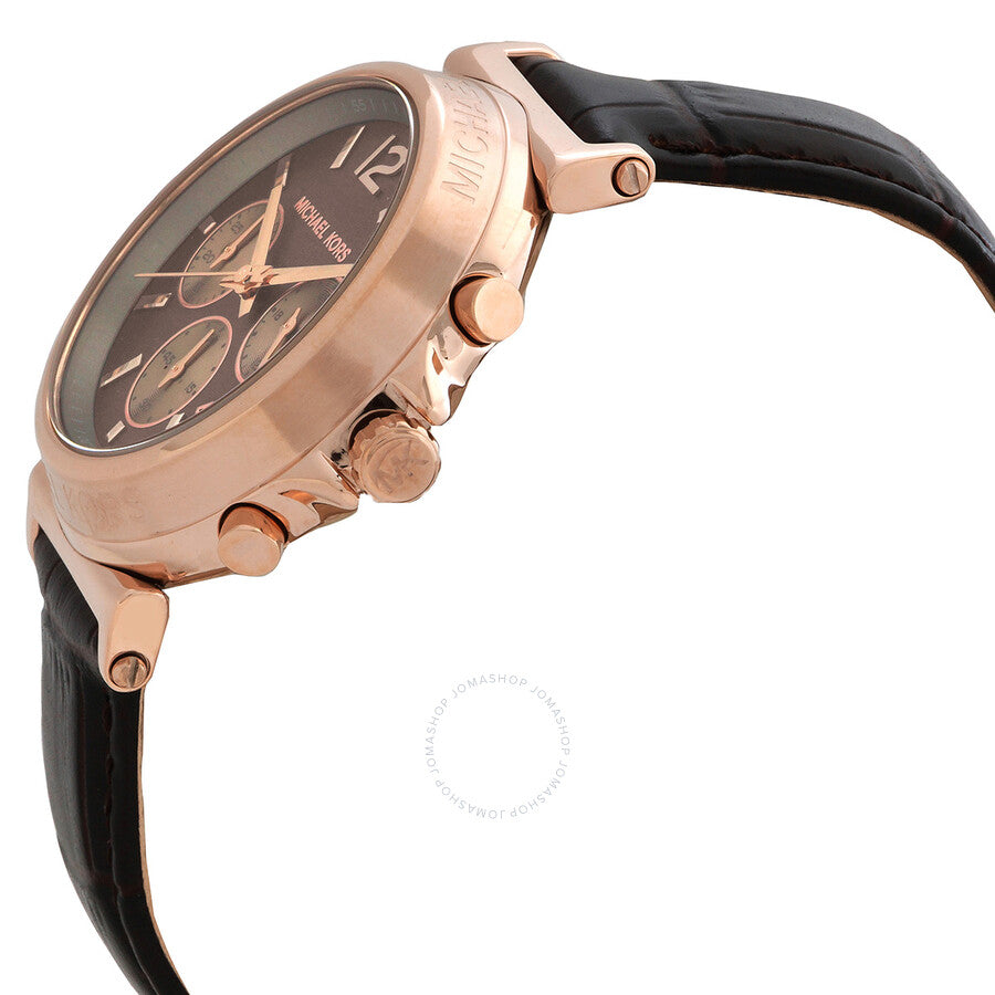 Michael Kors Maren Chronograph Quartz Brown Dial Ladies Watch MK7497 - Dawson Watches #2