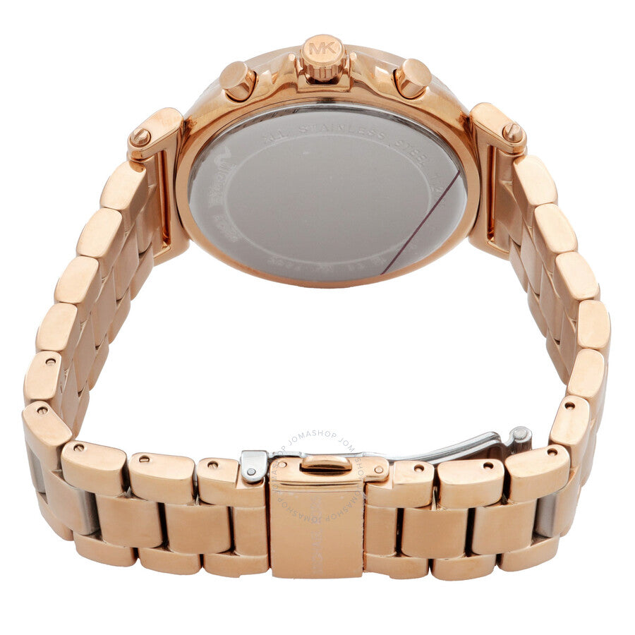 Michael Kors Maren Chronograph Quartz Rose Gold Dial Ladies Watch MK7494 - Dawson Watches #3