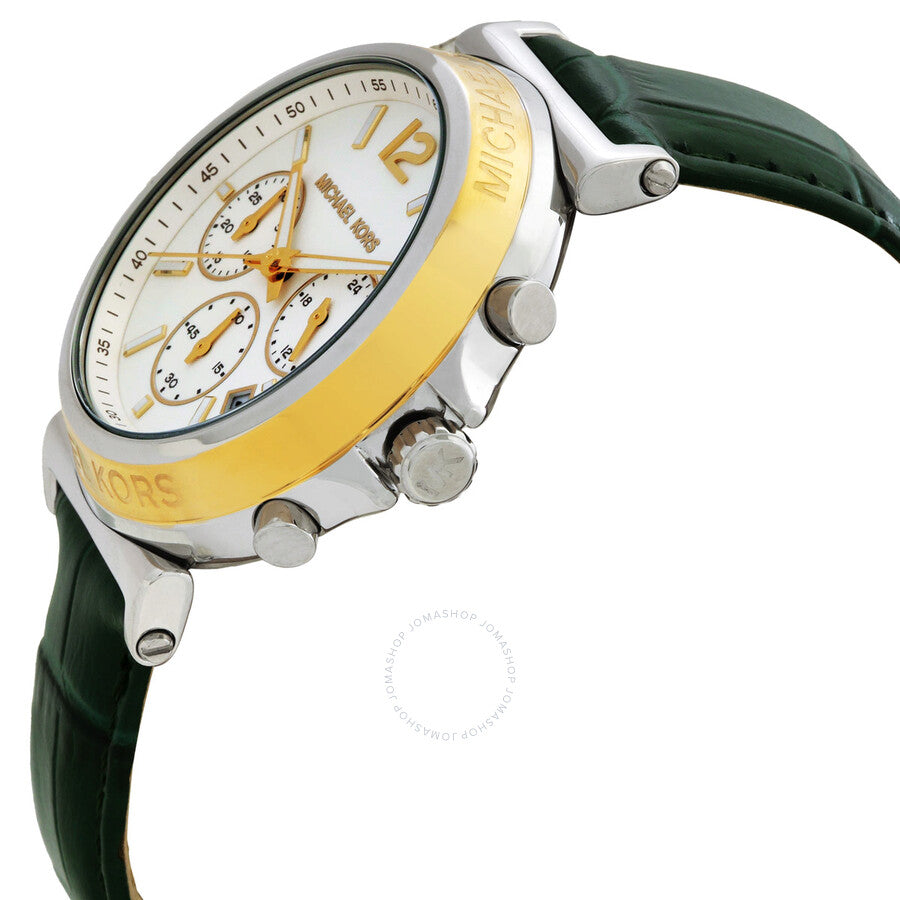Michael Kors Maren Chronograph Quartz White Dial Ladies Watch MK7498 - Dawson Watches #2