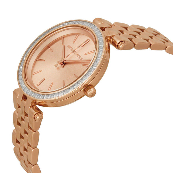 Michael Kors Petite Darci Rose Gold Ladies Diamond Watch MK3366