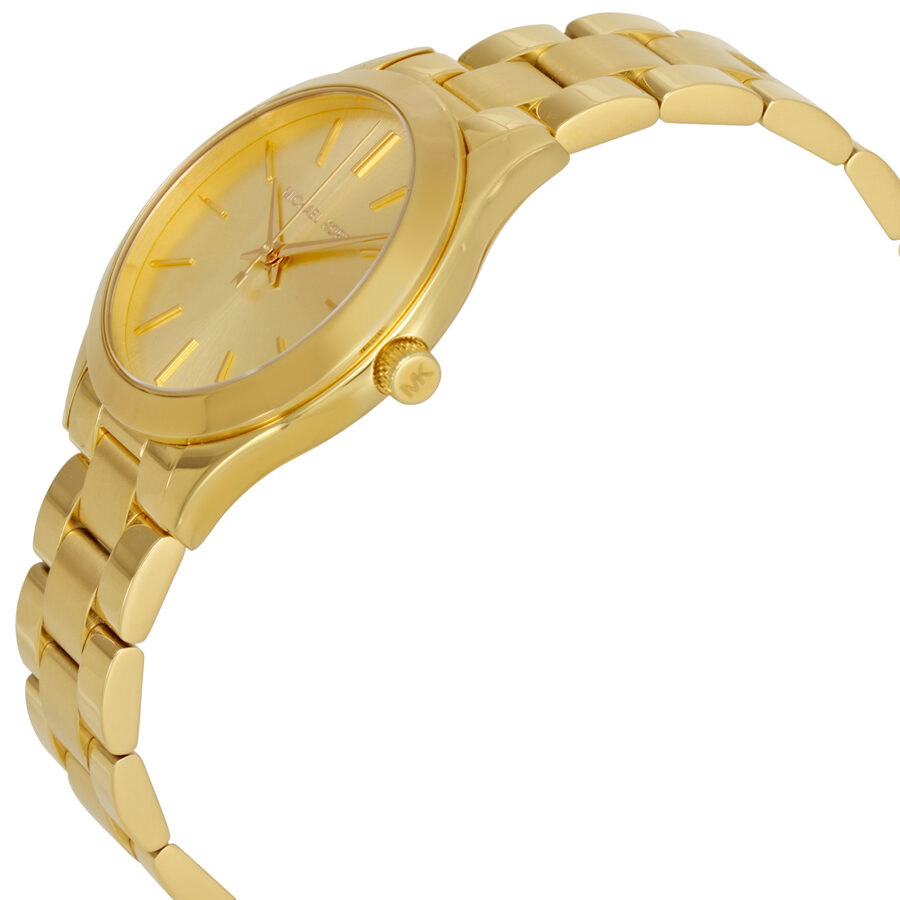 Michael Kors Mini Slim Runway Gold Women's Watch - MK3512