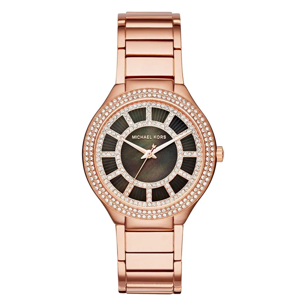 Michael Kors Kerry Back MOP Dial Rose Gold Women's Watch - MK3397